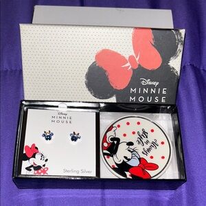 Disney Minnie Mouse Sterling Silver Earrings
